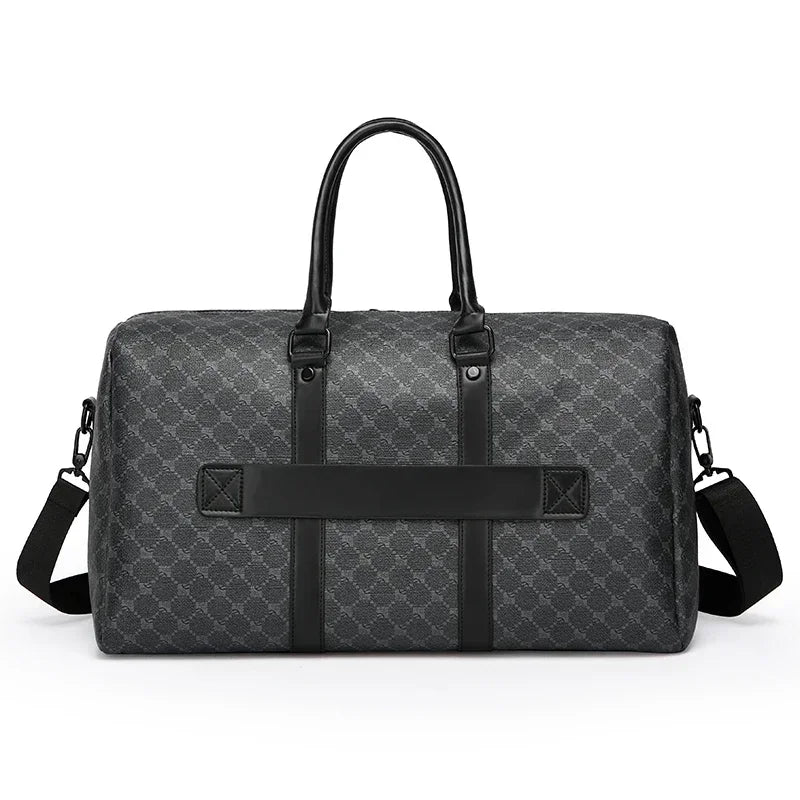 The Velora™ Signature Checkered Weekender